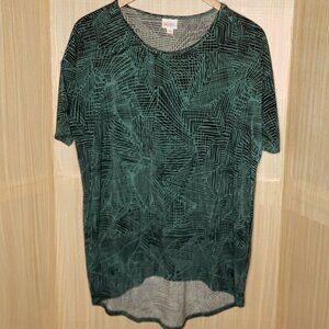 Lularoe Oversized Short Sleeve Tunic Top XS